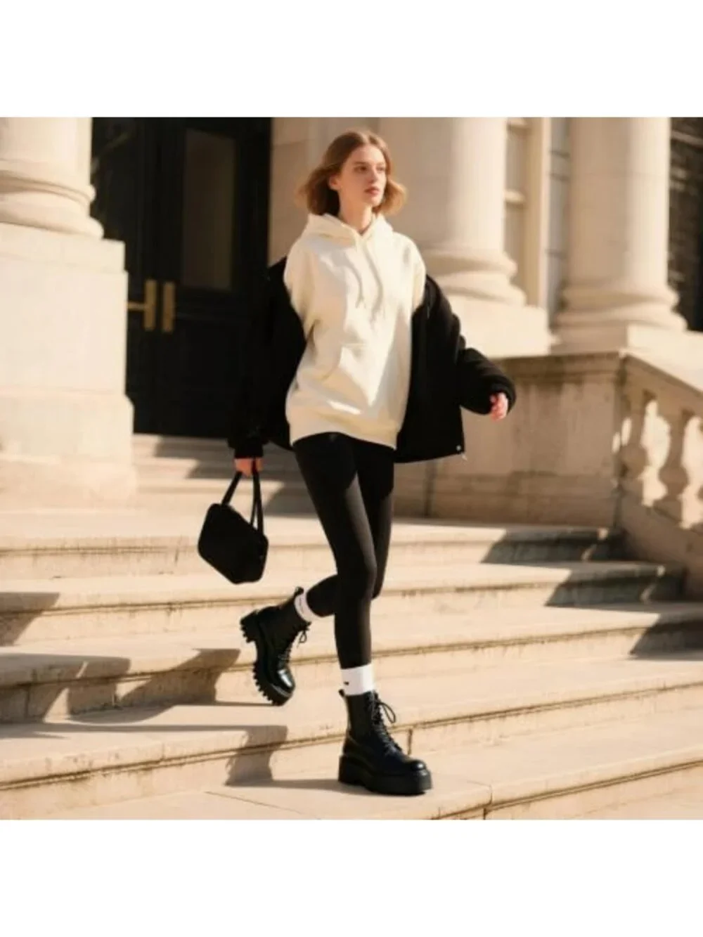 Stylish Women's Platform Combat Ankle Boots - Trendy, Comfortable, Versatile